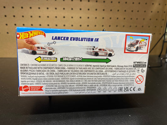 Lancer Evolution IX | Hot Wheels Pull Back Speeders | JDM Metal Diecast 1:43