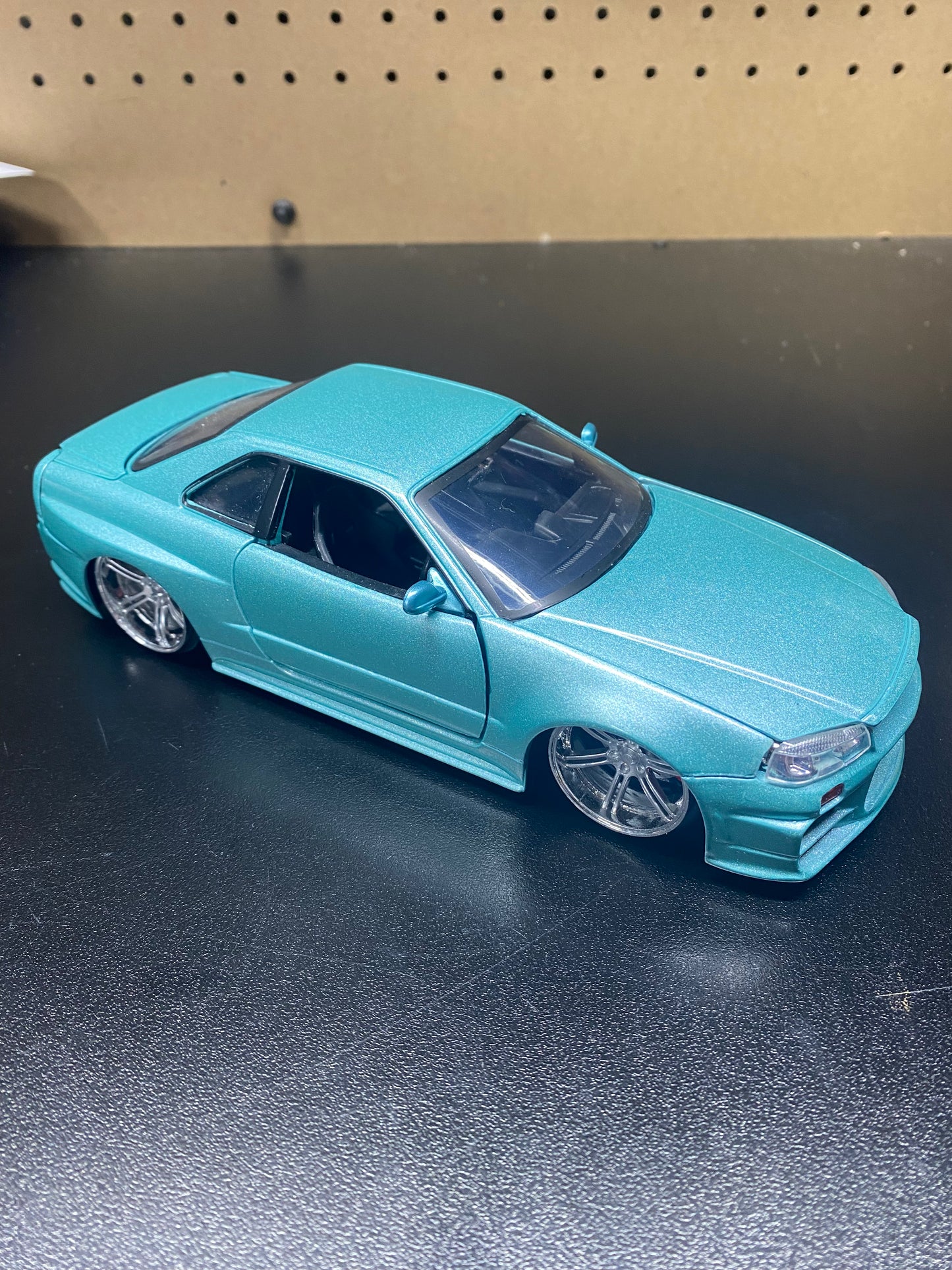 2002 Nissan Skyline GTR R34 (TEAL) Jada Toys - Fast & Furious (LOOSE) PRELUDE