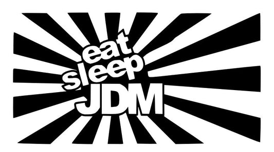 Eat Sleep JDM (Rising Sun) #2 Decal