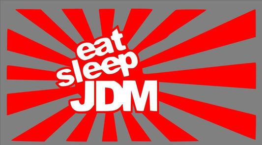 Eat Sleep JDM (Rising Sun) #2 COLOR Decal