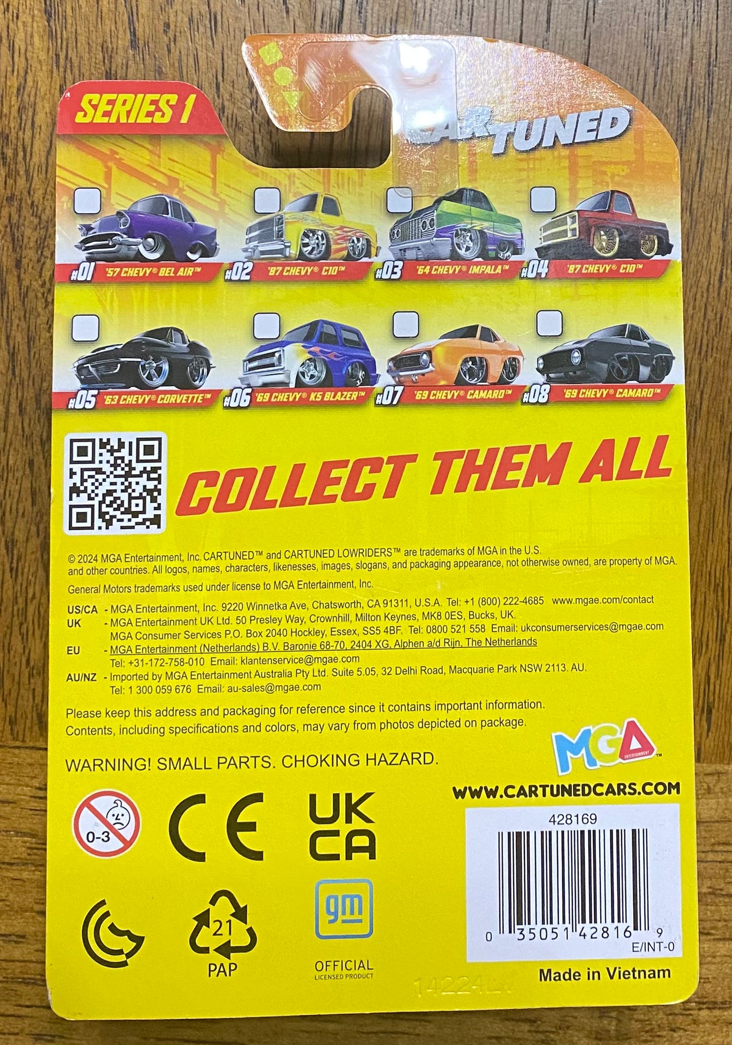 Car Tuned Series 1 WALGREENS Exclusive - 1987 Chevy C10 Yellow HOT MGA #2
