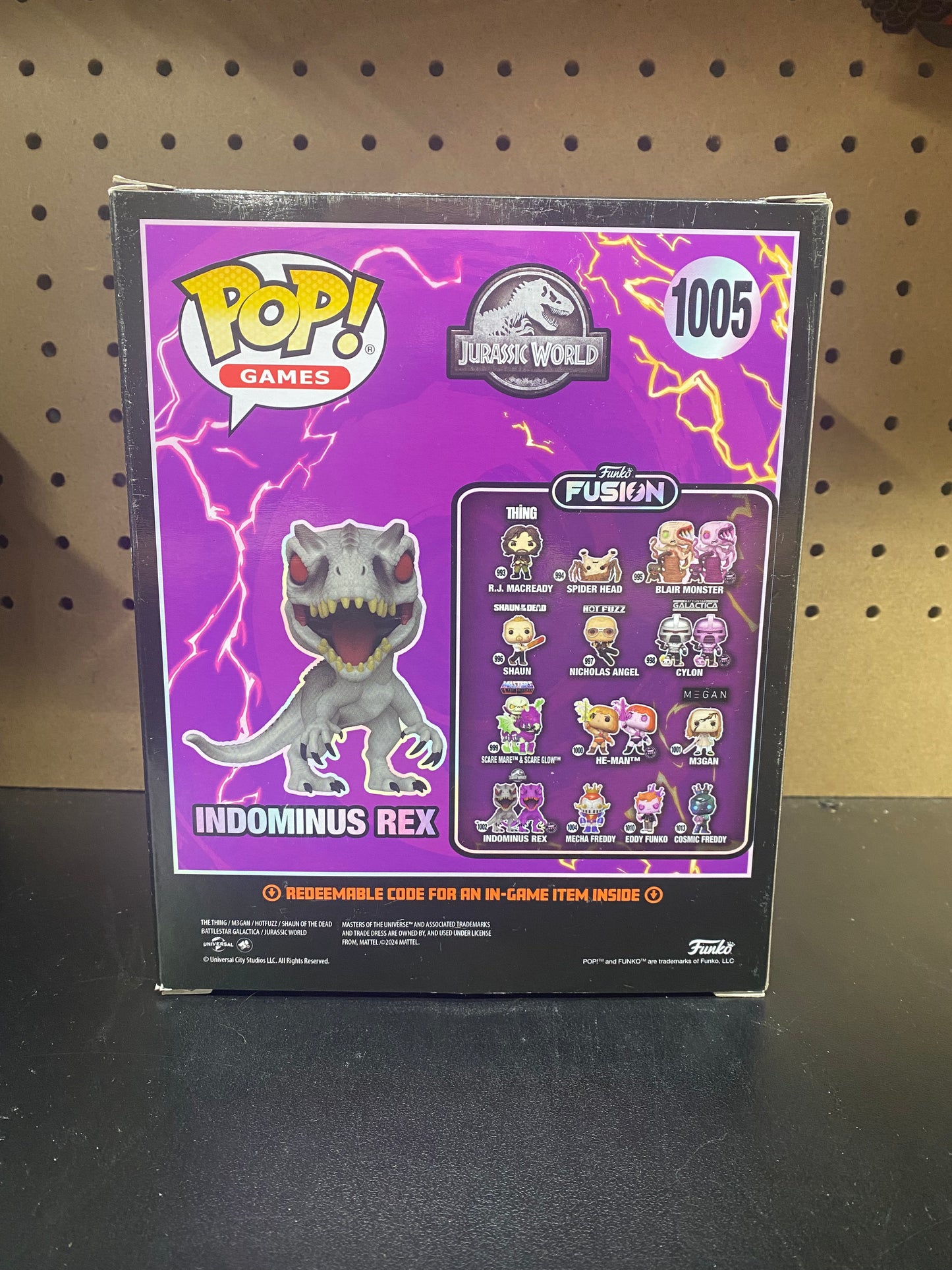 Funko Fusion Indominus Rex Super Funko Pop! Vinyl Figure #1005 Jurassic Park