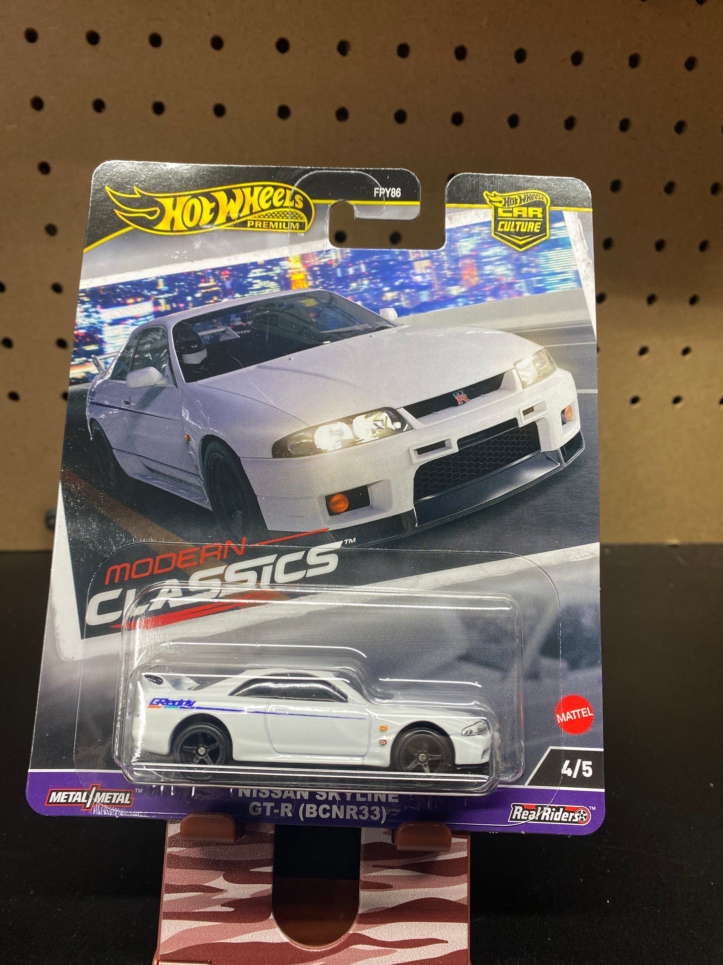 Hot Wheels Modern Classic - NISSAN SKYLINE GT-R (BCNR33) - Pop Culture Premium
