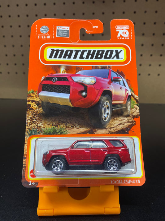 2018 Toyota 4Runner  Matchbox - Red - JDM Mainline
