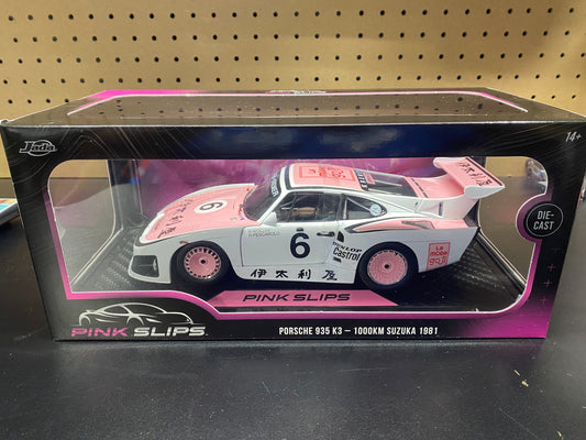 PORSCHE 935 K3 1000KM SUZUKA 1981 - Jada Toys Pink Slips 1/ 18 Diecast (Solido)