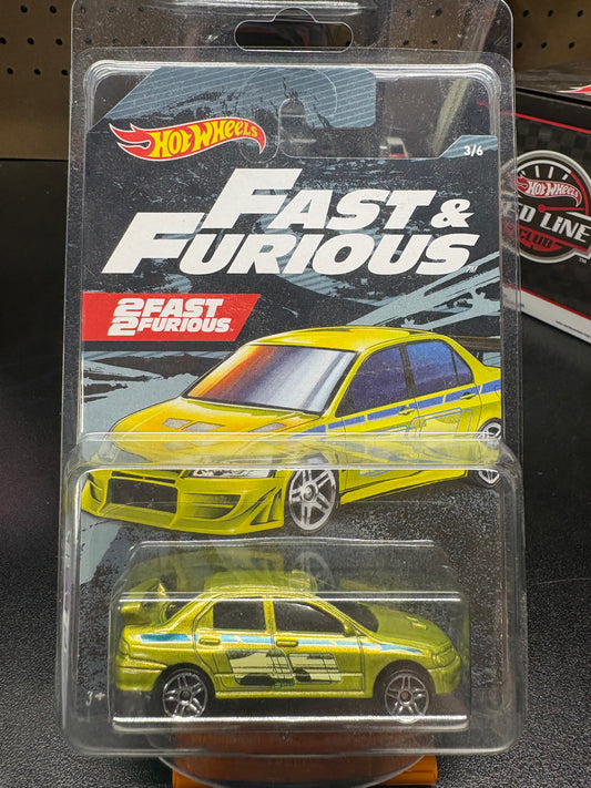 HOT WHEELS 2019 Fast & Furious Walmart Exclusive Mitsubishi Lancer Evolution