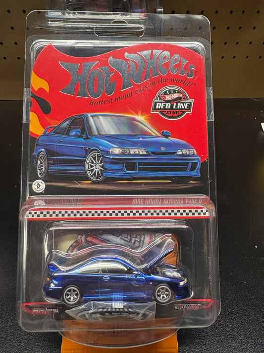 2025 Hot Wheels RLC Exclusive 1995 Honda Acura Integra Type R - Blue