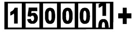 150,000 Plus Miles Decal